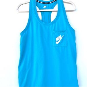 Nike Baby Blue Racerback Tank Size Medium